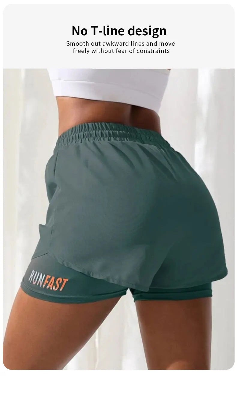 Women's High Rise Yoga Shorts