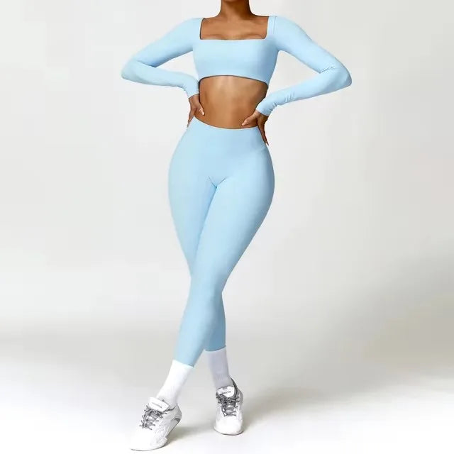 Women's 2PCS Tracksuit Yoga Set