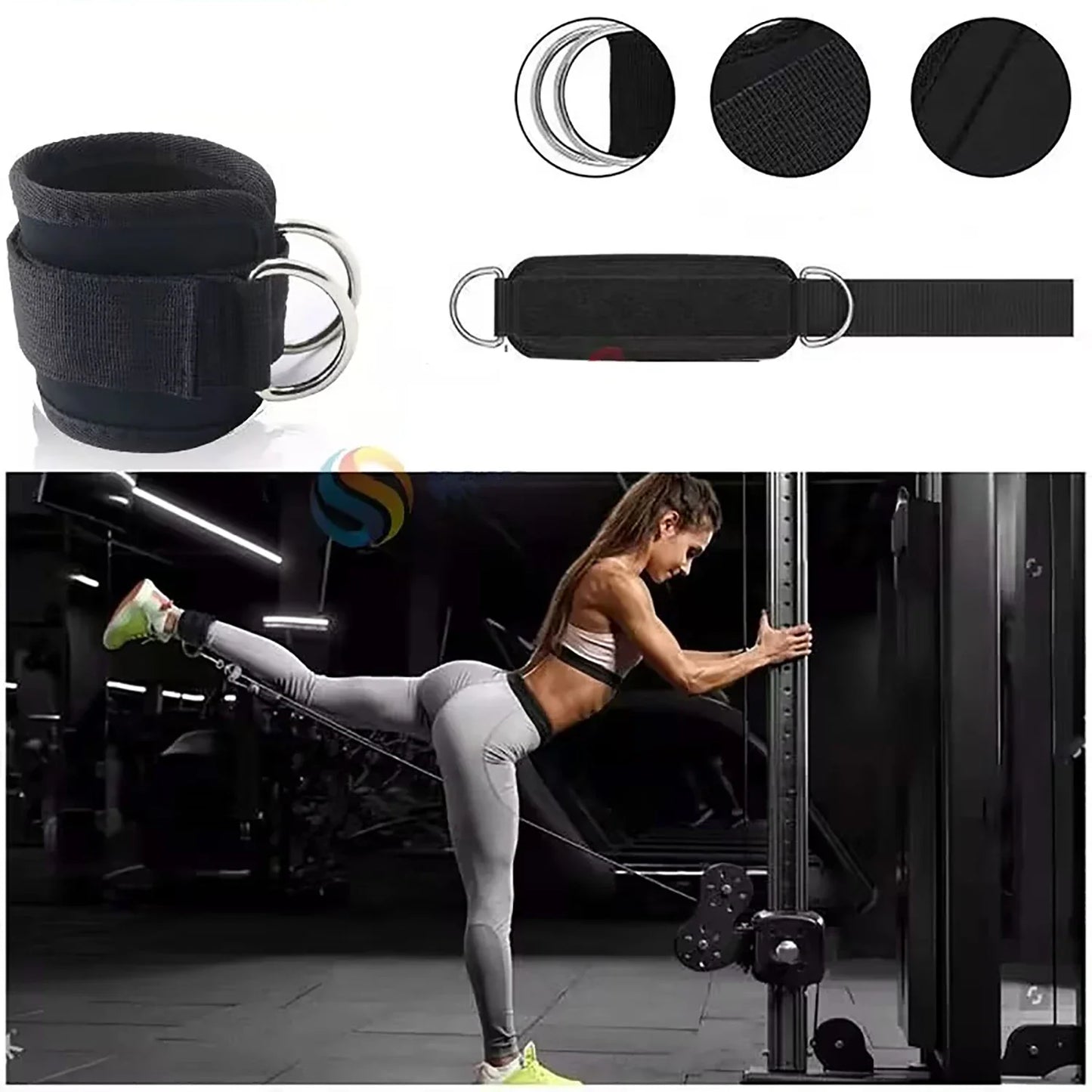 Ankle Straps Resistance Bands Set