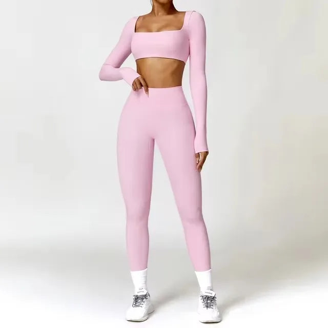 Women's 2PCS Tracksuit Yoga Set