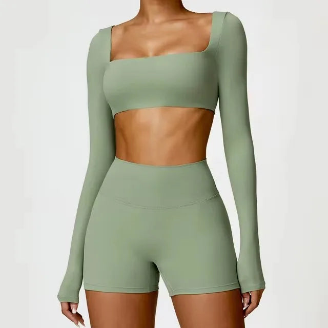 Women's 2PCS Tracksuit Yoga Set
