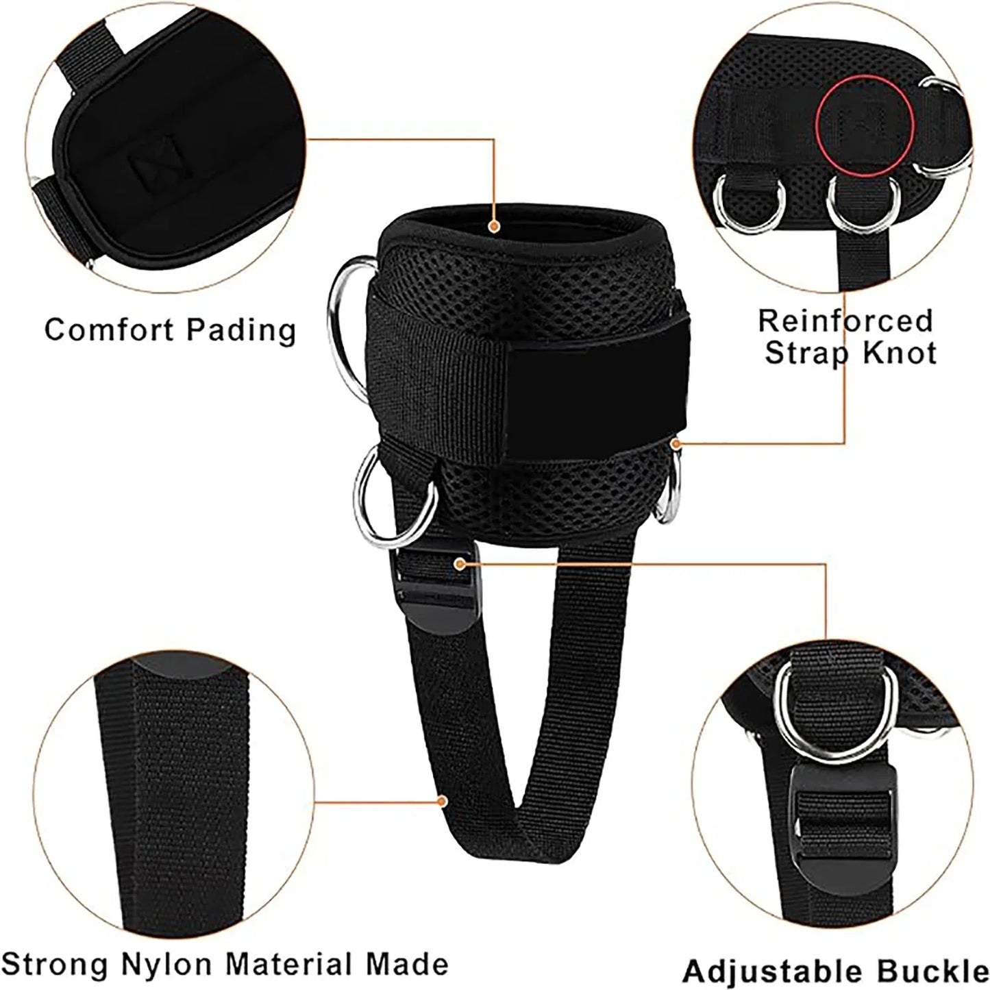 Ankle Straps Resistance Bands Set