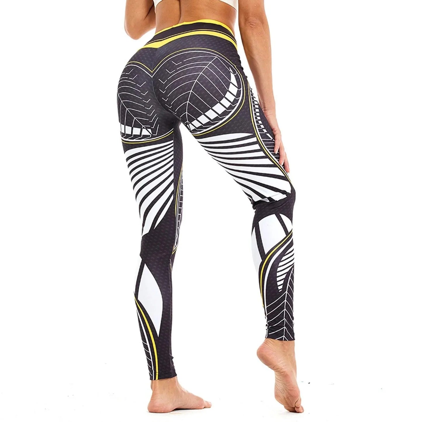 High Waist Print Sports Leggings