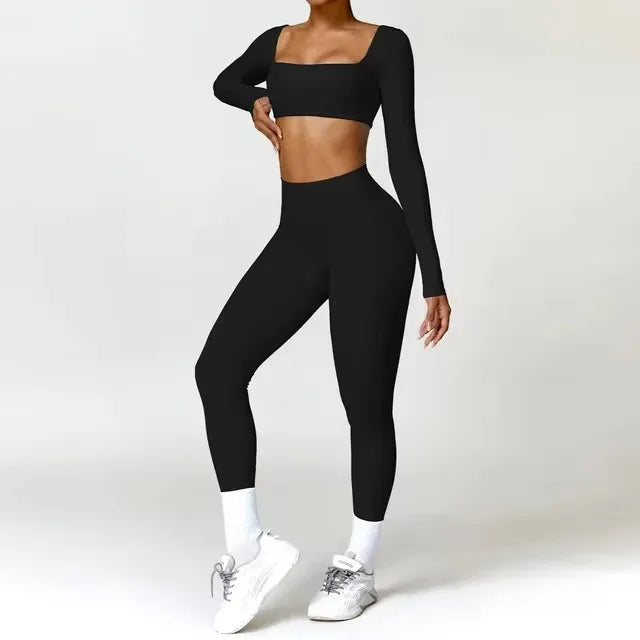 Women's 2PCS Tracksuit Yoga Set