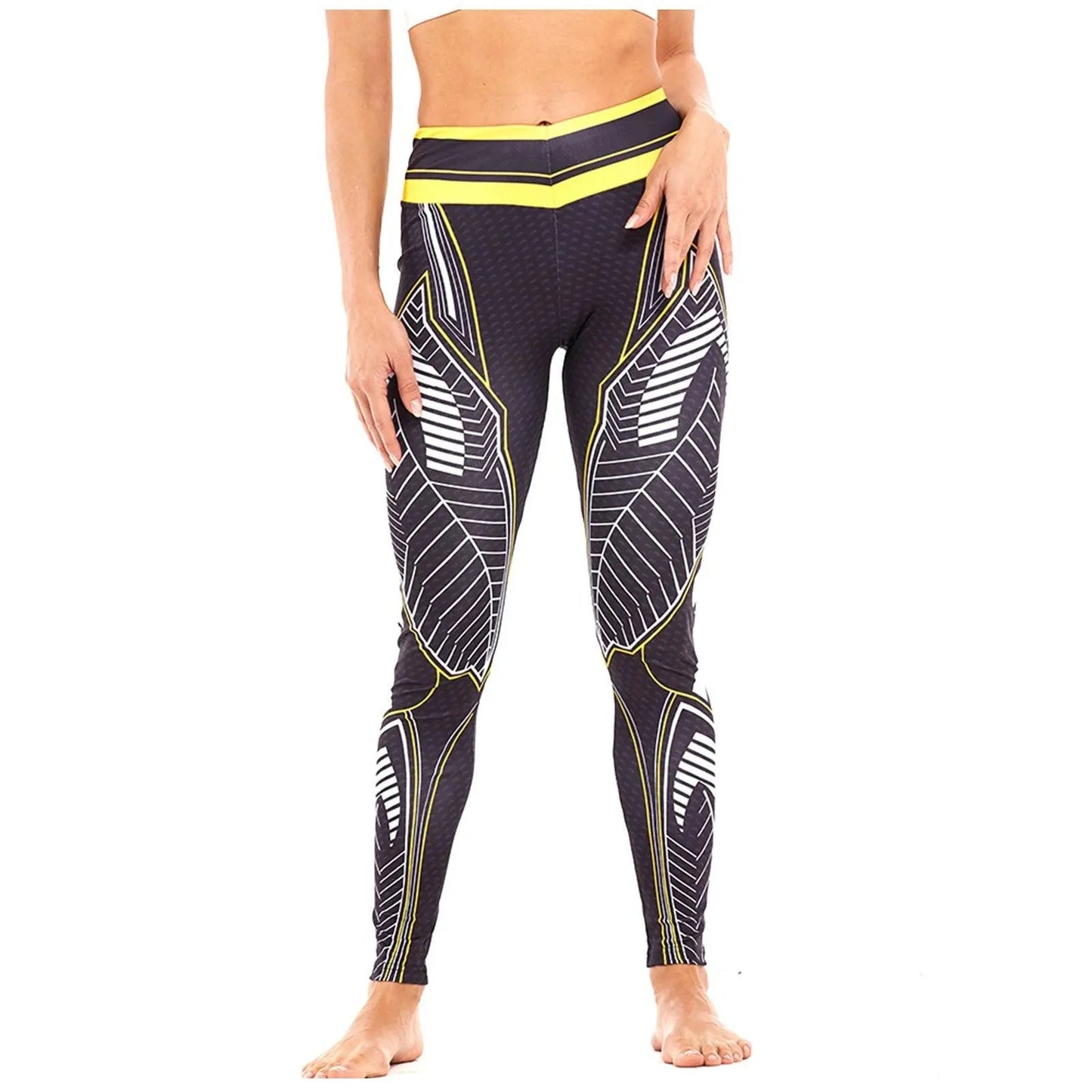 High Waist Print Sports Leggings
