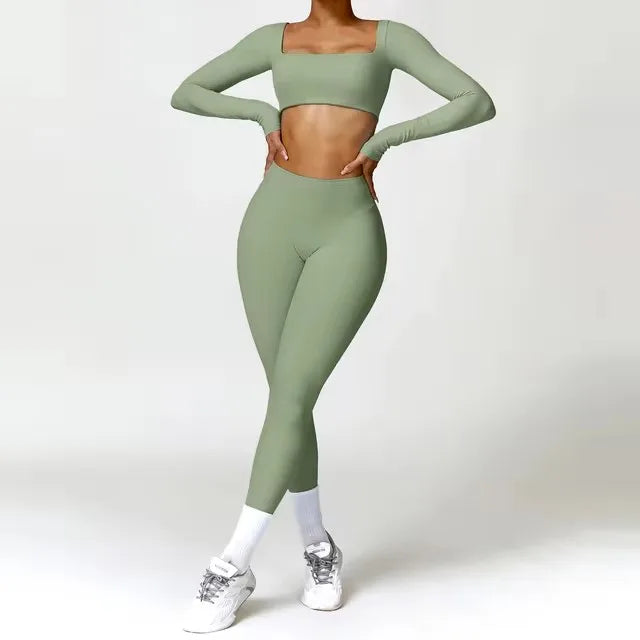 Women's 2PCS Tracksuit Yoga Set