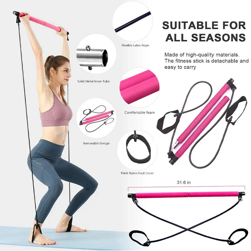 Ultimate Pilates Fitness Bar Set