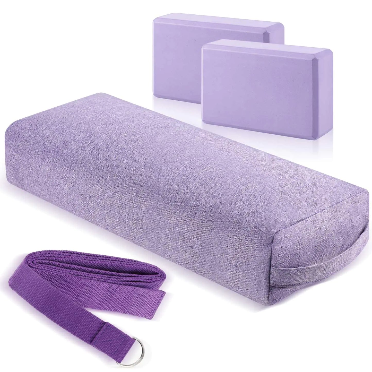 4 Pcs Yoga Bolster Pillows