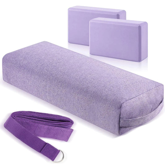 4 Pcs Yoga Bolster Pillows
