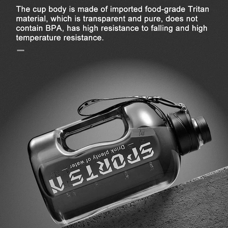 1.7L/2.7L Sports Water Bottle