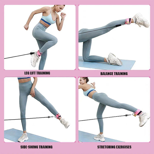 Ankle Straps Resistance Bands Set