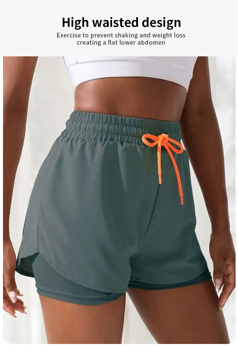 Women's High Rise Yoga Shorts